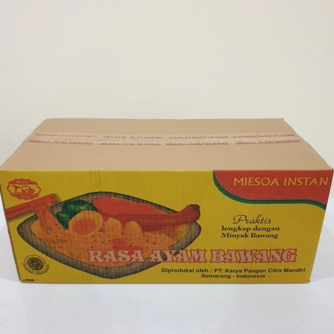 

Miesoa instan rasa ayam bawang ikan paus dus grosir/ isi 40 pcs, misoa