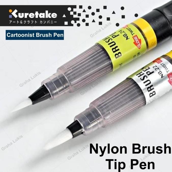 

Baru Update Kuretake Zig Brush Pen No. 24 (Fine Tip) Neo 2024