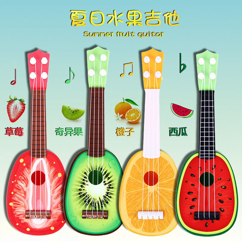 

Alat Musik Mini Mainan Gitar Buah Bantalan Anak-anak