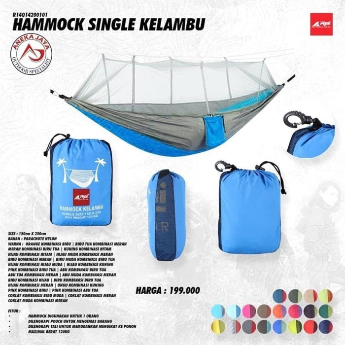 PROMO HAMMOCK SINGLE KELAMBU REI