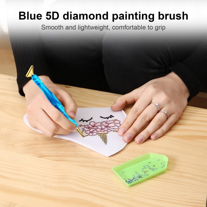 

promo! Alat Pena Lukisan Berlian 13buah Tips Logam Diamond Painting Pen Kit