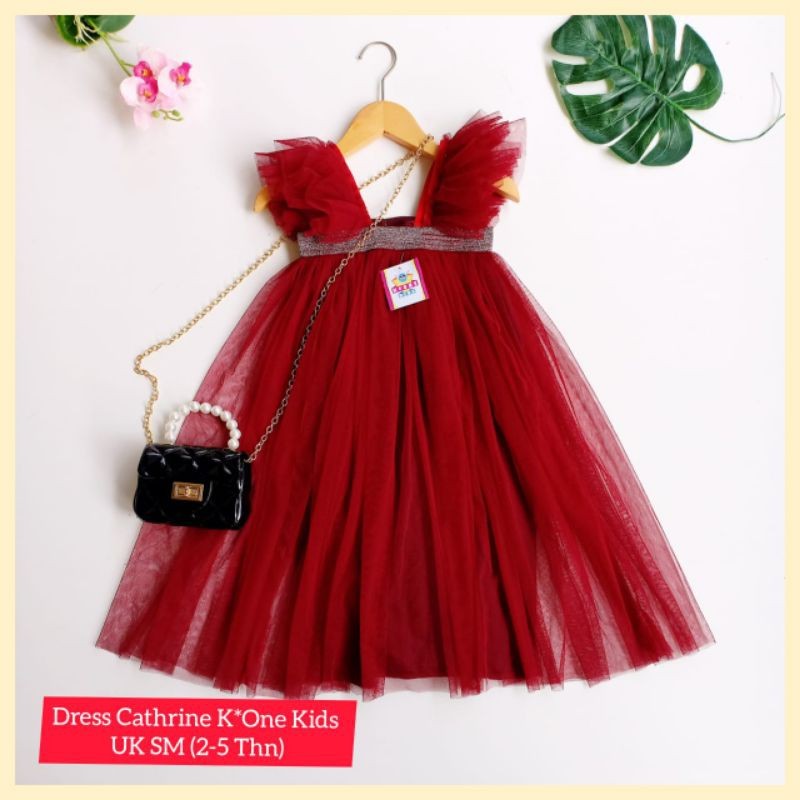 Dress Dresd Pesta Kondangan Ghaun Anaj Cewek 1-10 Th Ghaum Bocah Import Snak Perempuan Usia 6 Bln Sa