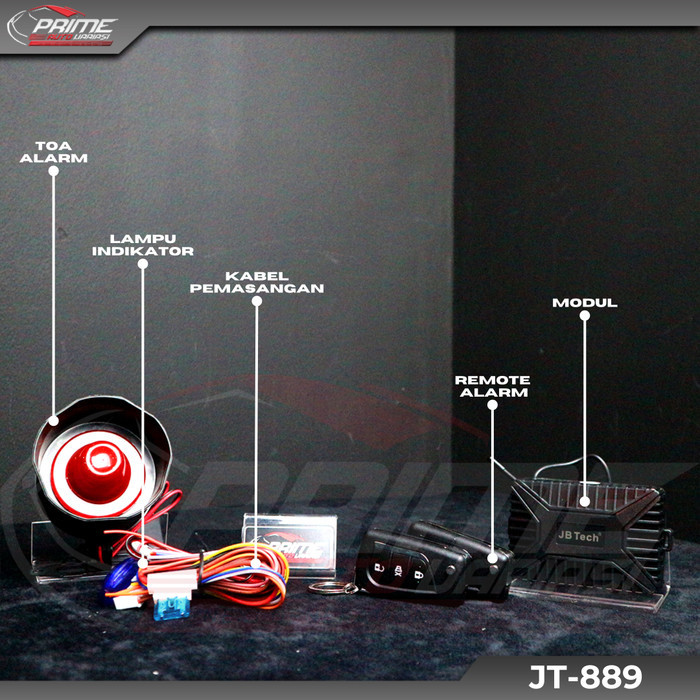 Alarm Mobil Jbtech Jb889 - Alarm Kunci Lipat - Alarm Mobil Tuk Tuk