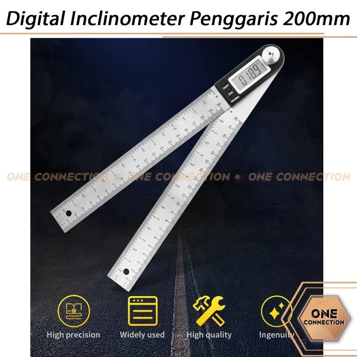 

Digital Protractor Angle Ruler Goniometer Inclinometer Penggaris 200mm