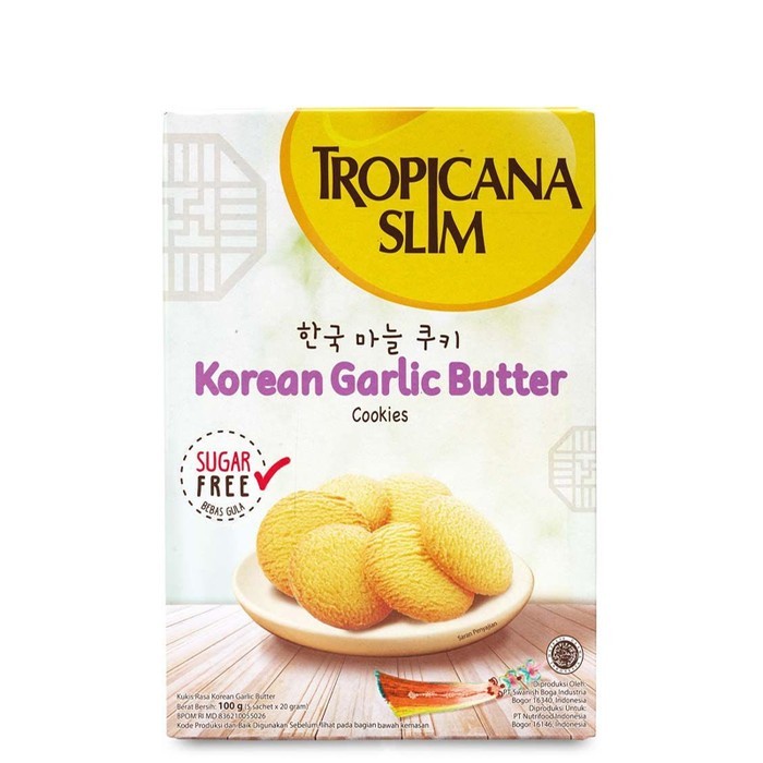 

Kue Kering Tropicana Slim Cookies Korean Garlic 100g