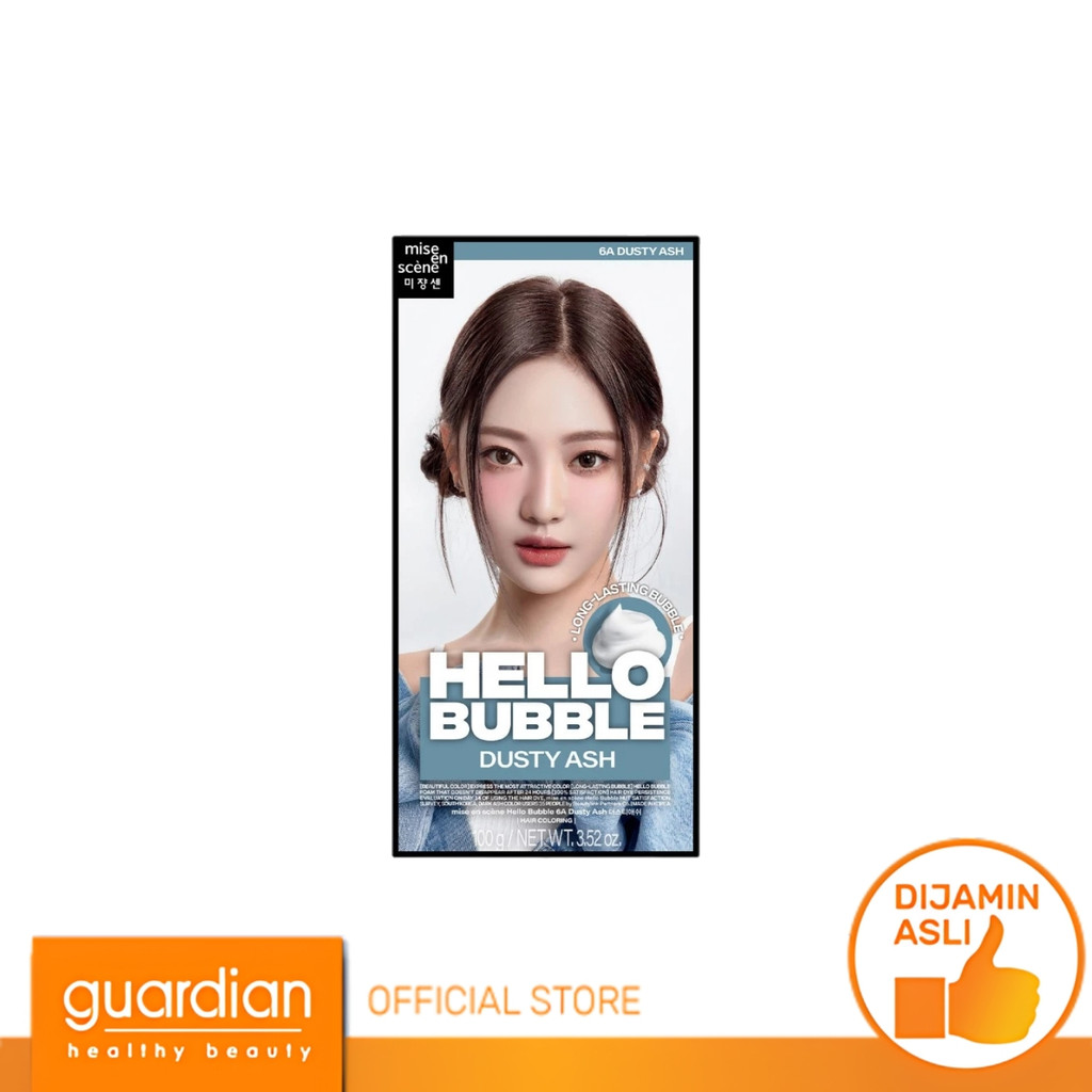 Mise en Scene Hello Bubble Hair Color Pewarna Rambut Foam - 6A Dusty Ash