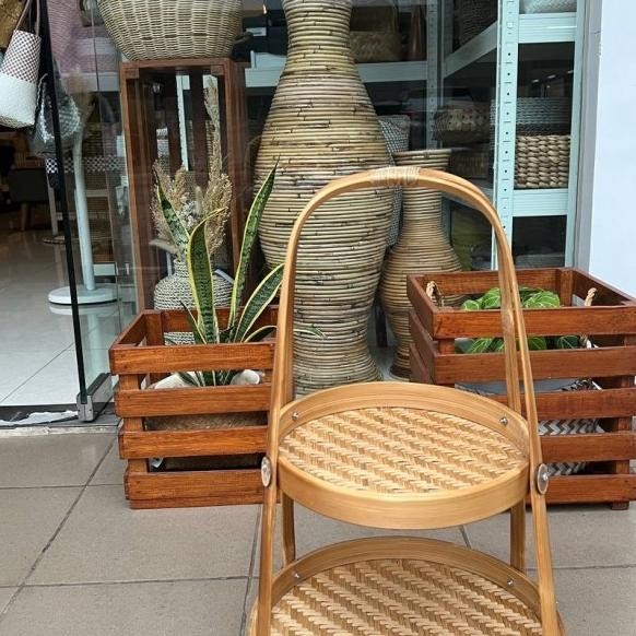 Rak Bumbu Dapur / Tempat Bumbu / Rak Bambu / Rak Bawang Rb01