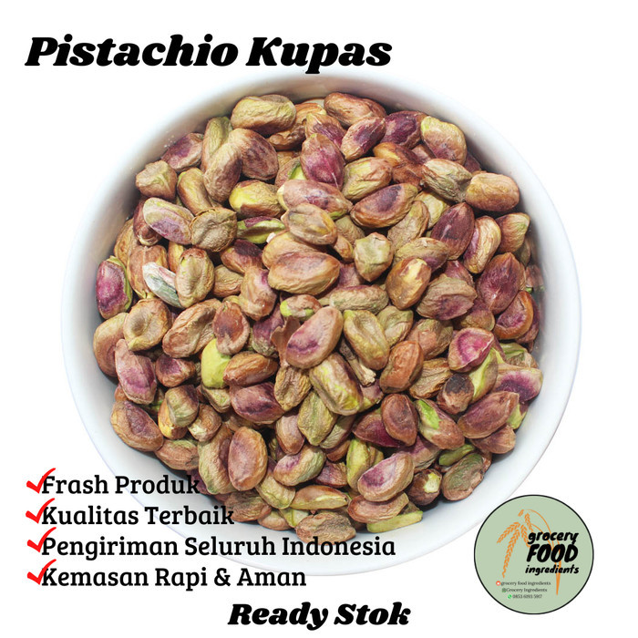 

Kacang Pistachio Kupas Import 500 gram