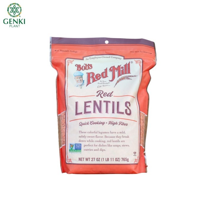 

Bob`s Red Mill Red Lentils - 765g
