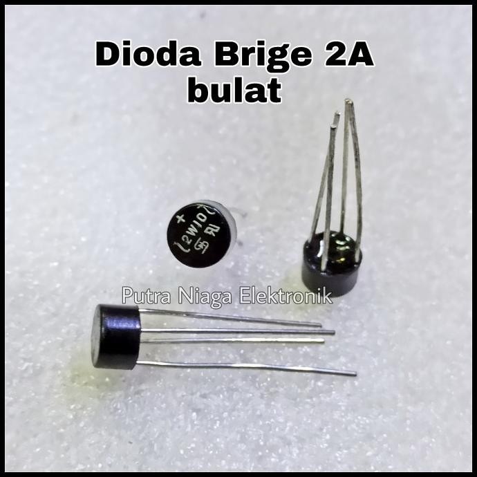 Murah Dioda Bridge Bulat 2A 800V putr4n Berkualitas