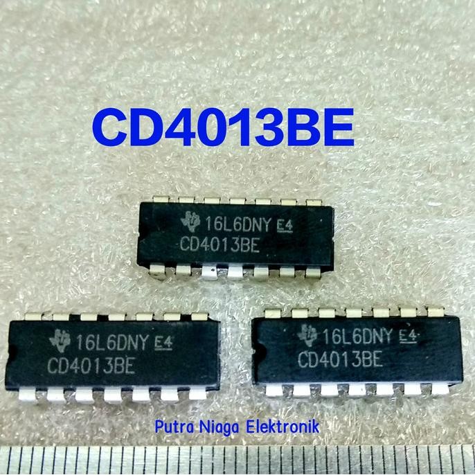 Baru ic CD4013BE Dip 14 pin CD4013 / TC4013 / HEF4013 / HCF4013 putr4n Kualitas Baik