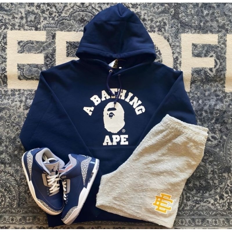 Jaket Hoodie BAPE Pria Wanita Unisex Jumbo BIG SIZE ALL SIZE (S - 6XL) Sweater Fleece Premium Oversi