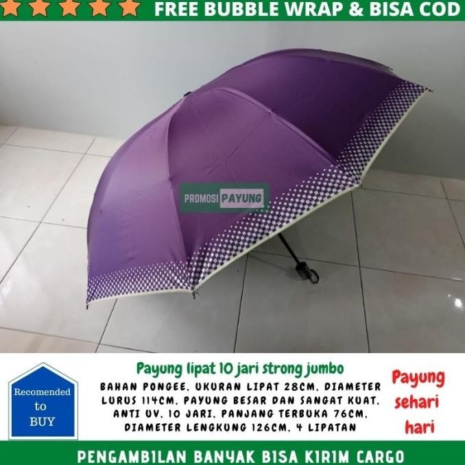 nap PAYUNG LIPAT BESAR 10 JARI STRONG JUMBO ANTI UV PAYUNG BESAR DAN KUAT