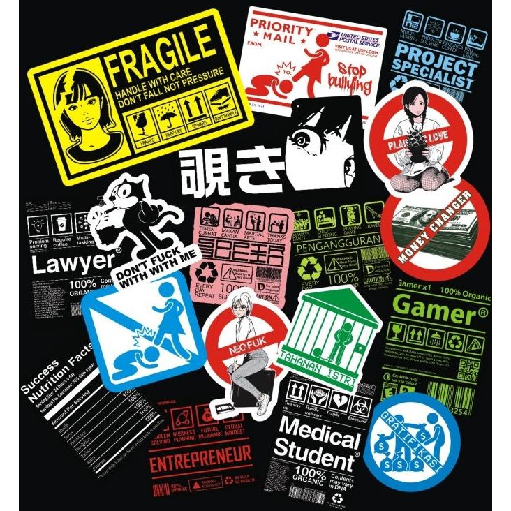 

japan sticker laptop / japan travel sticker / tokyo travel sticker / tokyo sticker laptop / sticker handphone / helmet sticker / travel sticker pack / rimowa sticker pack