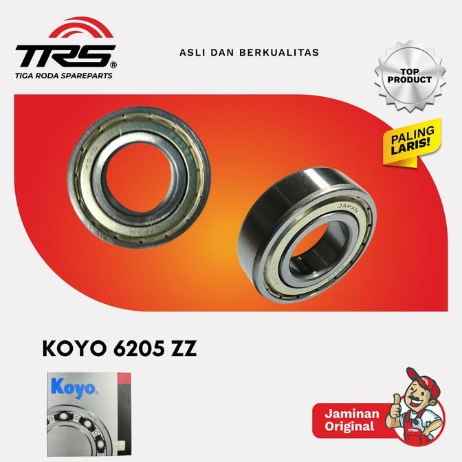 [Trs] Laker Bearing Koyo 6205 Zz Original Koyo Original