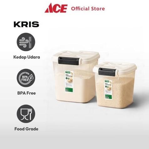 ACE KRIS TEMPAT BERAS RICE CONTAINER FOOD GRADE KOTAK BERAS WADAH PENYIMPANAN BERAS PERLENGKAPAN DAP