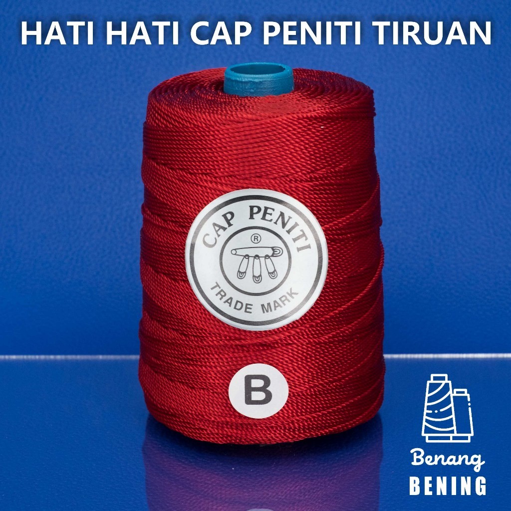 BENANG NYLON NO.27 / D27 CAP PENITI - WARNA B (MERAH)