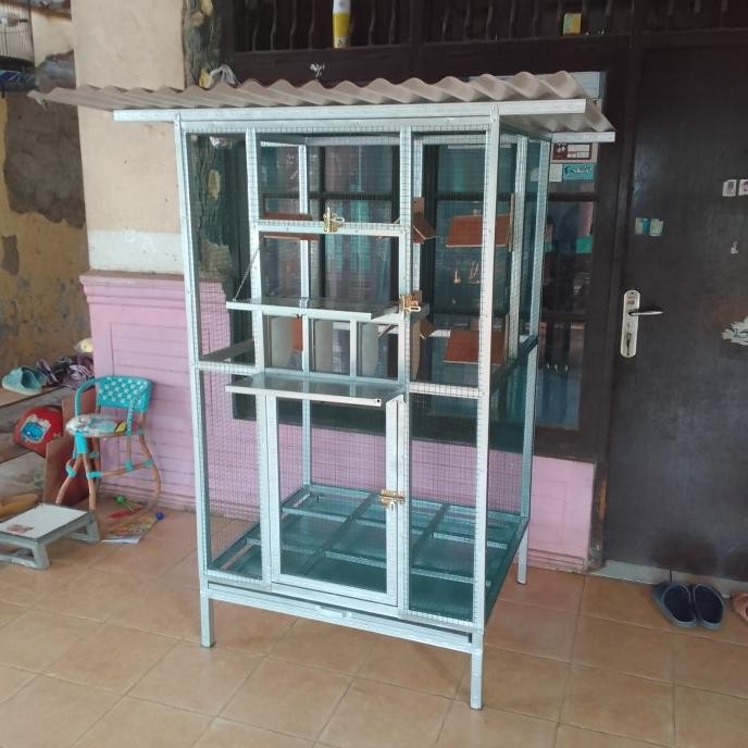 Kandang Burung Dara Merpati Pos Pintu Trap [ Po ]