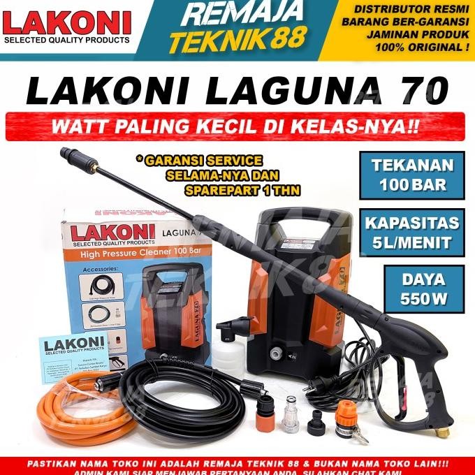 MESIN STEAM LAKONI LAGUNA 70 / ALAT CUCI AC MOBIL MOTOR / JET CLEANER