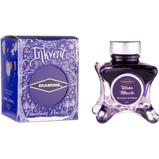 

Diamine Inkvent Blue Edition - Shimmering and Sheen (50ml)