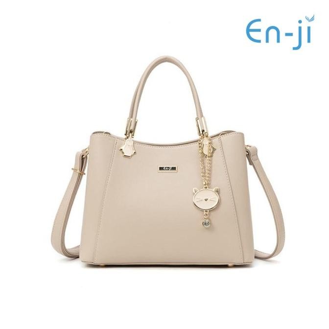 EN-JI HYOJU HANDBAG - ALMOND SLING BAG SELEMPANG TAS LUCU UNIK GEMOY GEMES KEKINIAN MODERN KAIN HALU