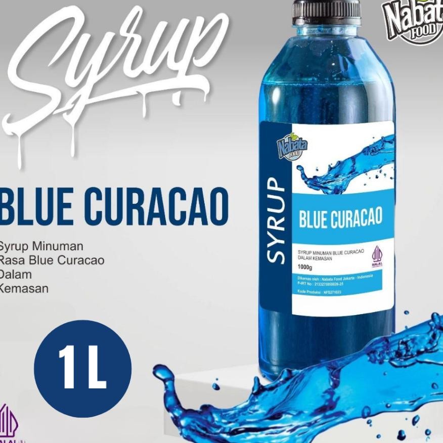 

Sirup Blue Curacao 1 Liter Nabata Food Syrup Bluecuracao 1000Ml