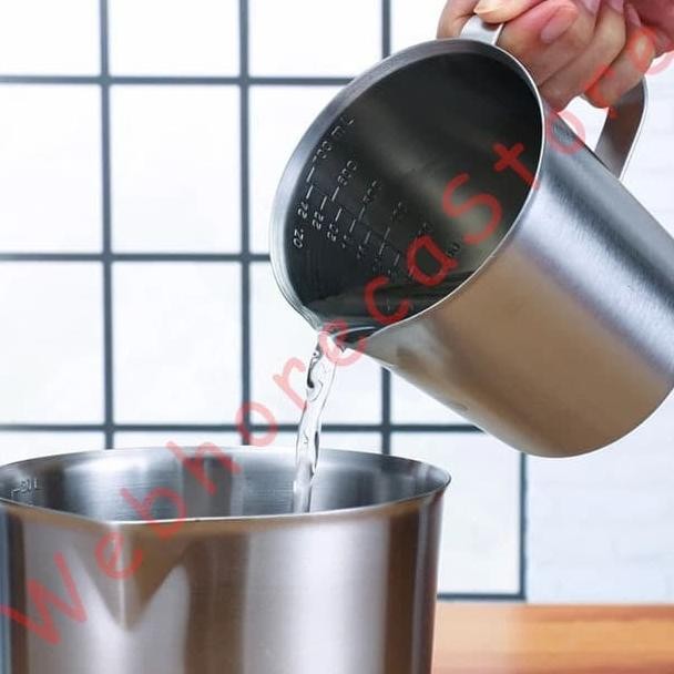 Measuring Cup Lk Jug 1000Ml / Gelas Ukur Takar 1L Stainless 304