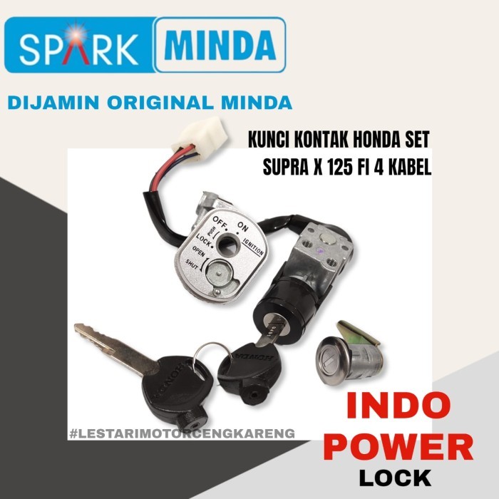 KUNCI KONTAK JOK SUPRA X 125 BATMAN FI 2006-2013 35010-KVL-N20 MINDA