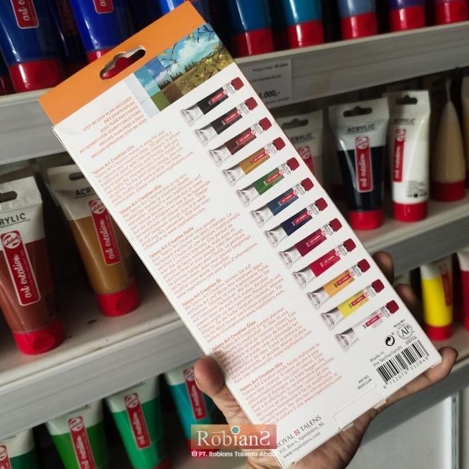 

Cat Lukis Minyak - Talens Art Creation Oil Colour Set 12 X 12 Ml