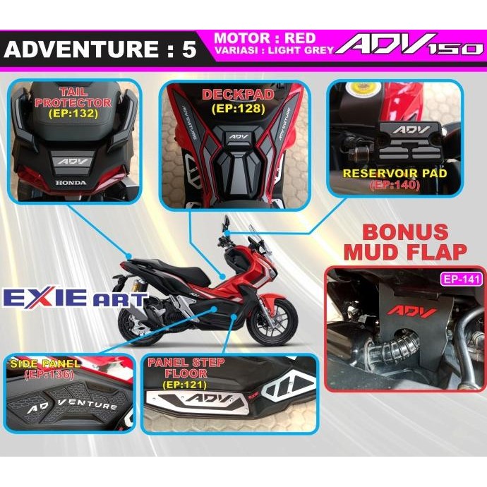 Paket Komplit Honda Adv 150 - Aksesoris Honda Adv 150 - Bordes Adv 150