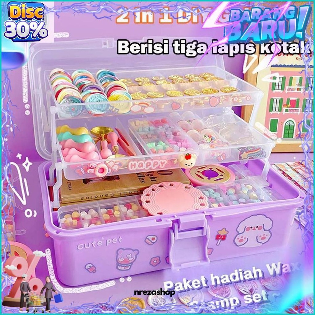 

Diy Guka Set 2 In 1 Wax Stamp Set Diy Gantungan Kunci Akrilik Set Wax Seal Stamp Set Segel Lilin Segel Amplop Segel Coin Bulat Sticker Instan Segel Vintage Undangan Diy Murah