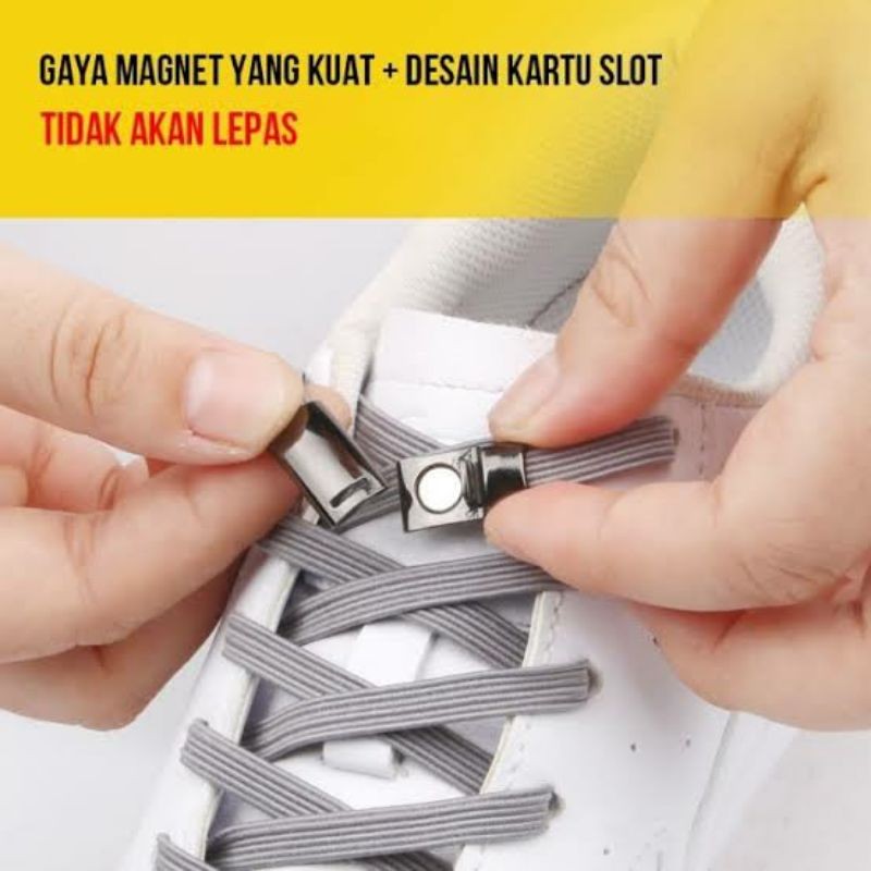 SAMBUNGAN IKAT TALI SEPATU MAGNET PENYAMBUNG TALI SEPATU MAGNET