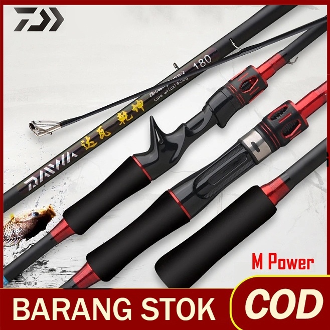 murah daiwa joran pancing carbon joran baitcasting portabel joran spinning joran pancing putar umpan