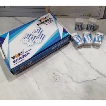 

Fs - 40 Pcs Penghapus Putih Voxy Eraser / Penghapus Putih kecil