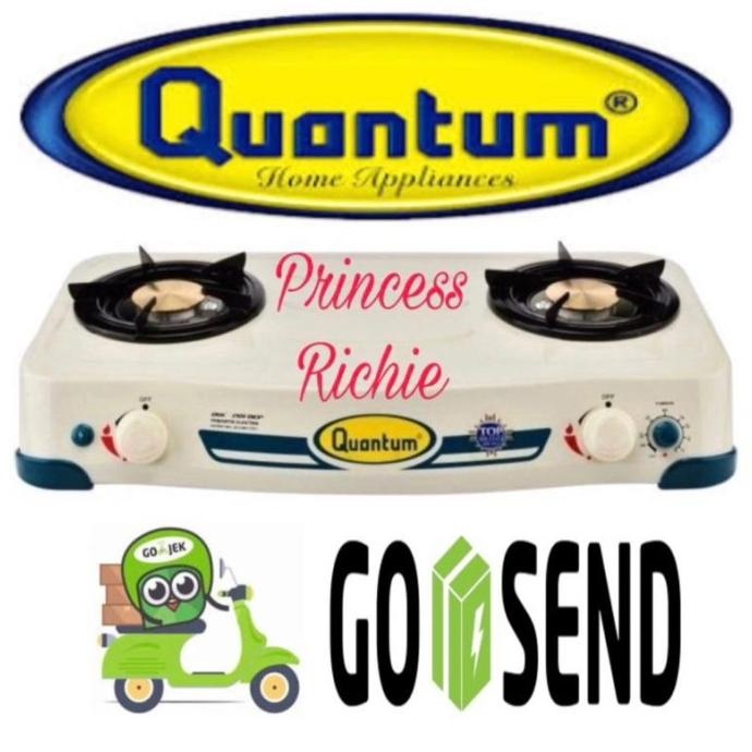 Kompor Gas Quantum 201Dep 2 Tungku Dengan Pemantik Elektrik Dan Timer #Gratisongkir Notifandre