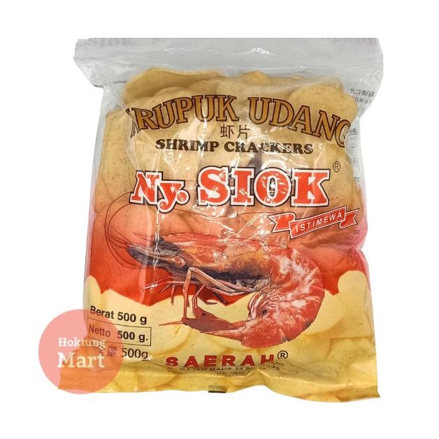 

Asli Kerupuk Udang Nyonya Siok Oval / Stik HPID