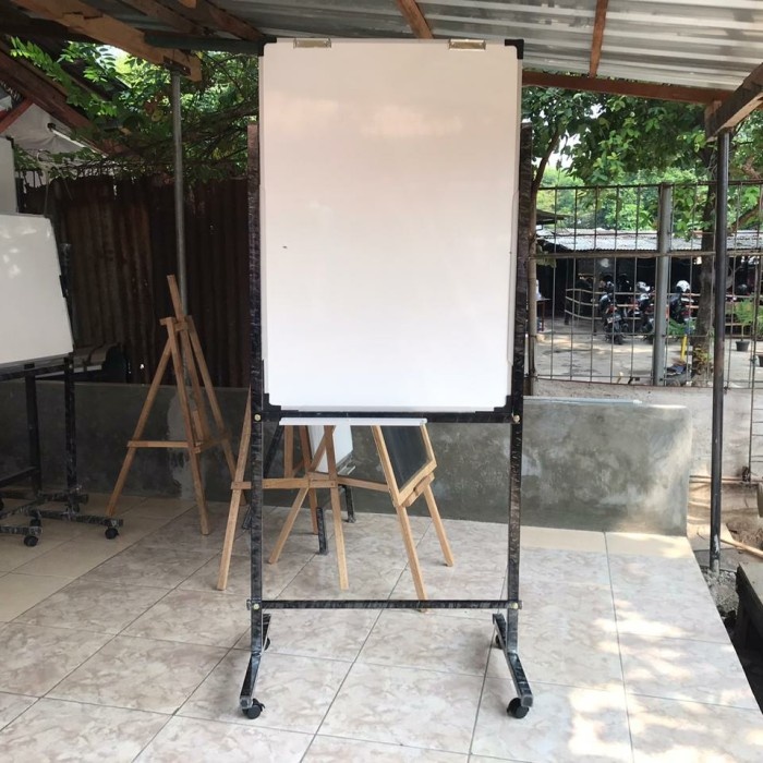 

TERBARU! whiteboard standing non magnetik 70x100cm