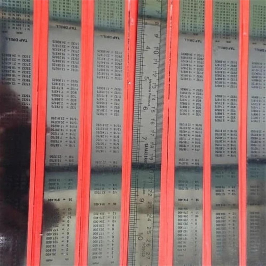 

Penggaris Besi Stainless Steel Ruler 30cm Berkualitas