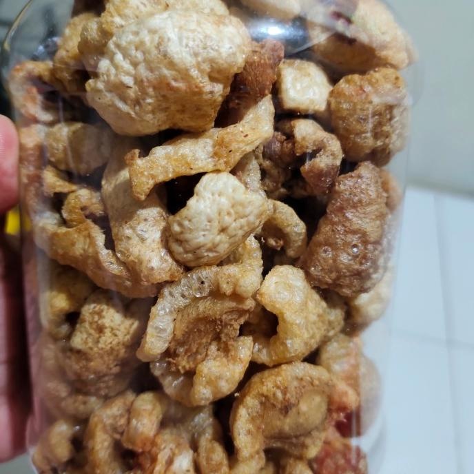 

kerupuk kulit babi spesial/berlemak H85S