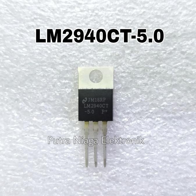 ic LM2940CT-5.0 TO-220 LM2940 5V Regulator 5Volt putr4n Ayo Order