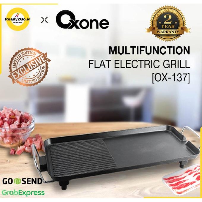 OXONE PREMIUM MULTI FUNCTION FLAT ELECTRIC GRILL OX-137 BBQ PAN OX137