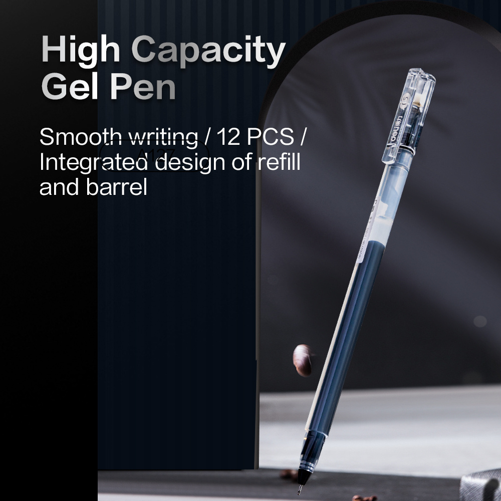 

Deli Gel Pen / Pulpen Gel 0.5mm Tinta Hitam Isi 1 pcs Tinta Banyak ATK Kantor A127
