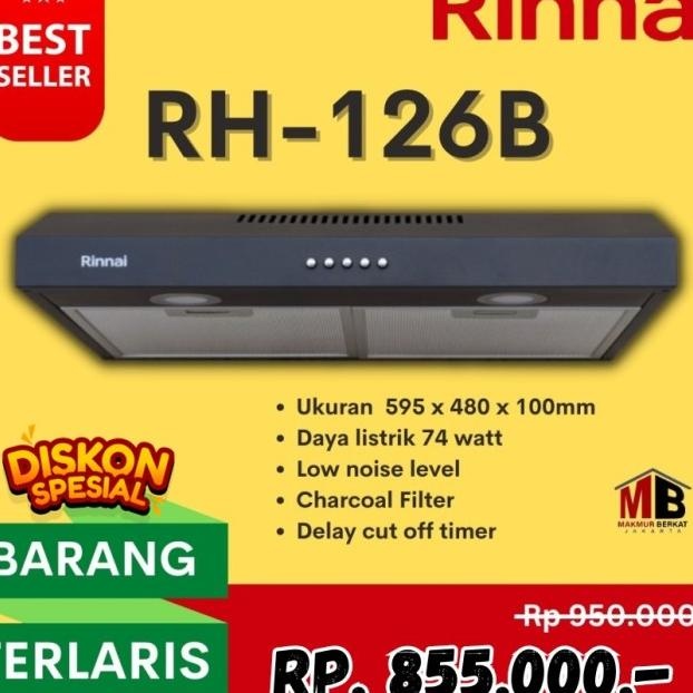 Cooker Hood Rinnai Rh 126 B / Cooker Hood Rinnai Rh 126B