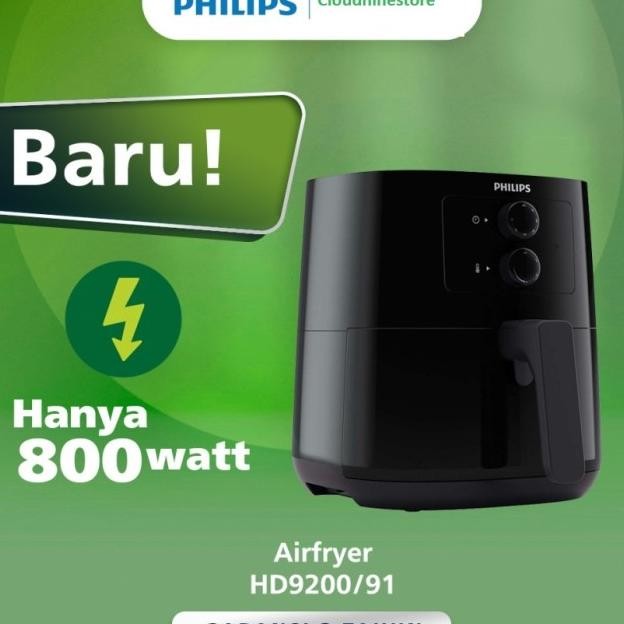 Philips Low Watt Air Fryer Hd9200/91 - 800 Watt
