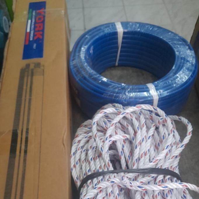 Pompa Satelit York 0.5 Hp Komplit Kabel Tambang Submersible York Italy Kode 5561