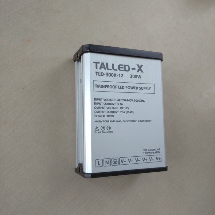 TALLED-X TLD-300X-12 300W RAIN PROOF LED POWER SUPPLY