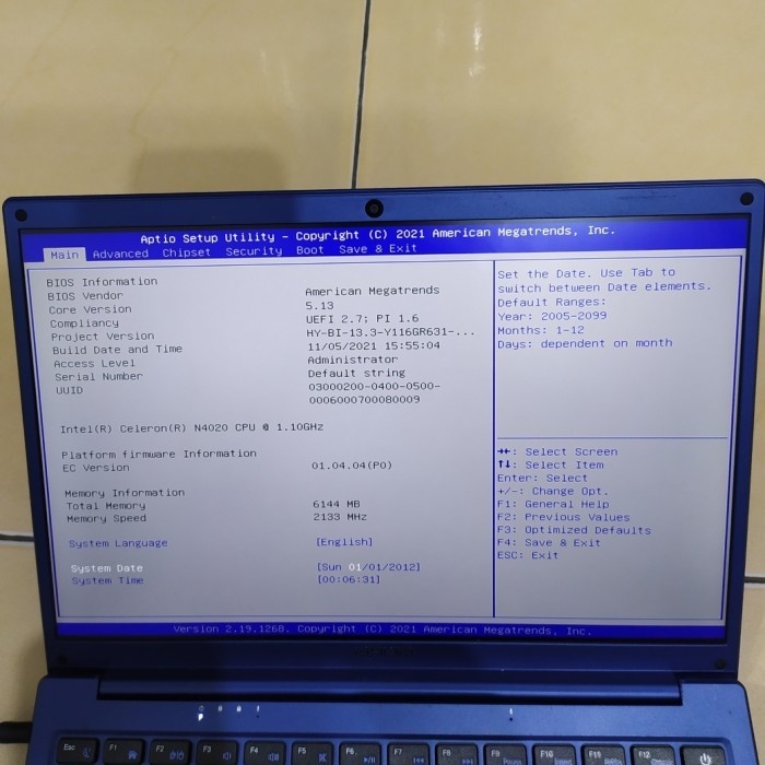 MAINBOARD AXIOO MYBOOK 14 F