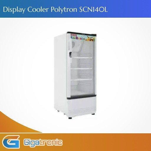 SHOWCASE POLYTRON SCN140L 3 RAK LOW WATT LEMARI PENDINGIN MINUMAN