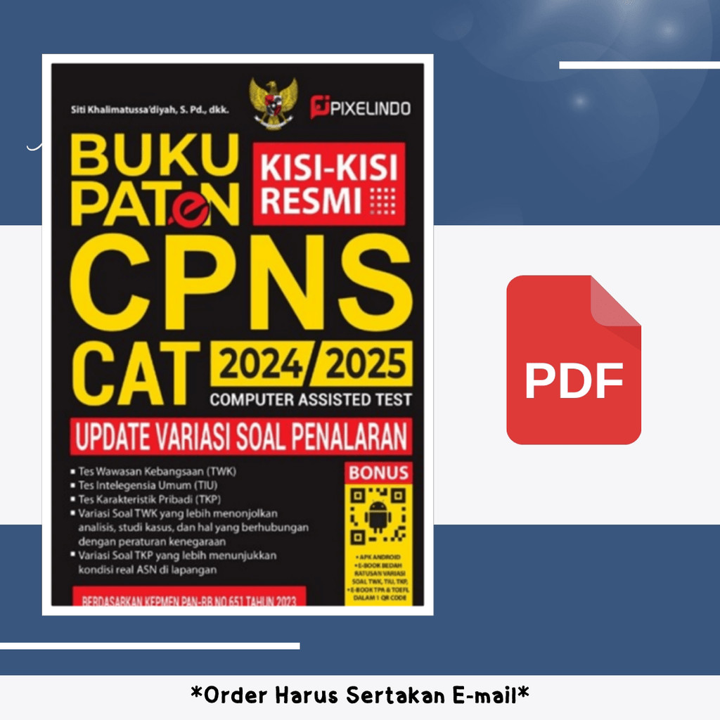 

1415. Buku Paten CPNS CAT 2024 2025.