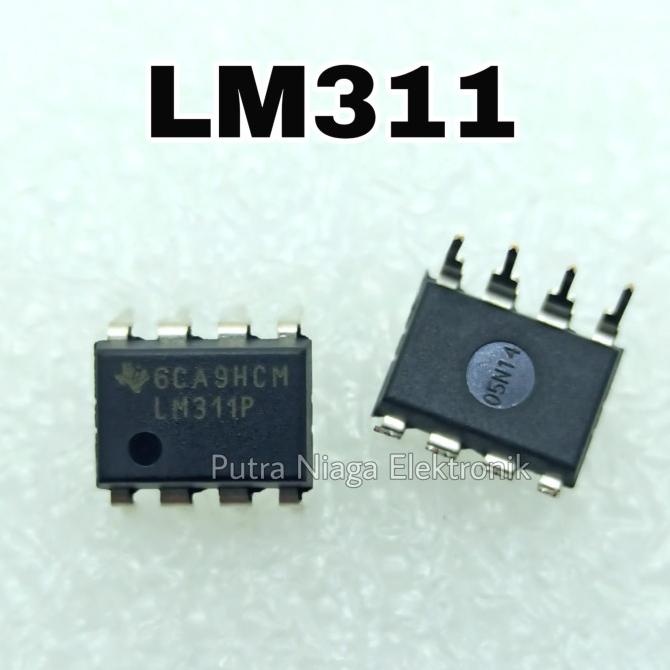Update ic LM311P DIP 8 PIN LM311 / LM 311 putr4n Kualitas Baik